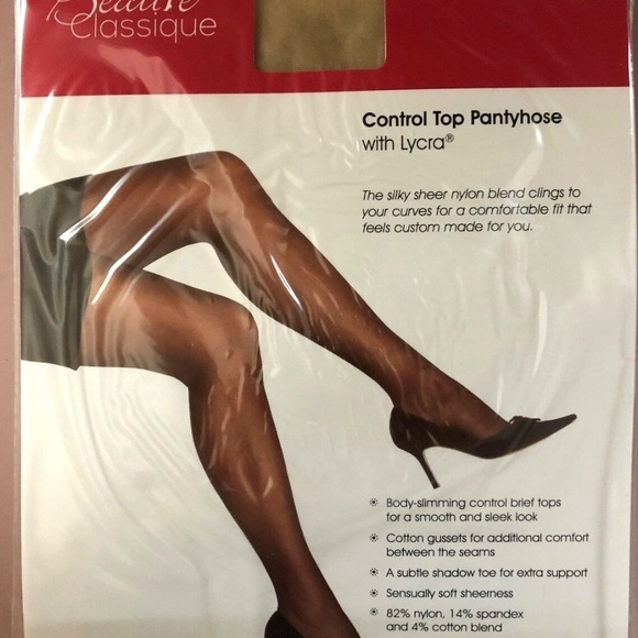 Lot of 5 Pair Beaute Classique Pantyhose NWT - Picture 2 of 6